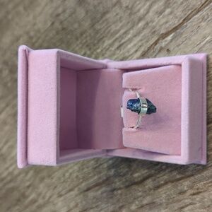 NWT 925 Silver and Genuine Lapis Gemstone Ring size 6